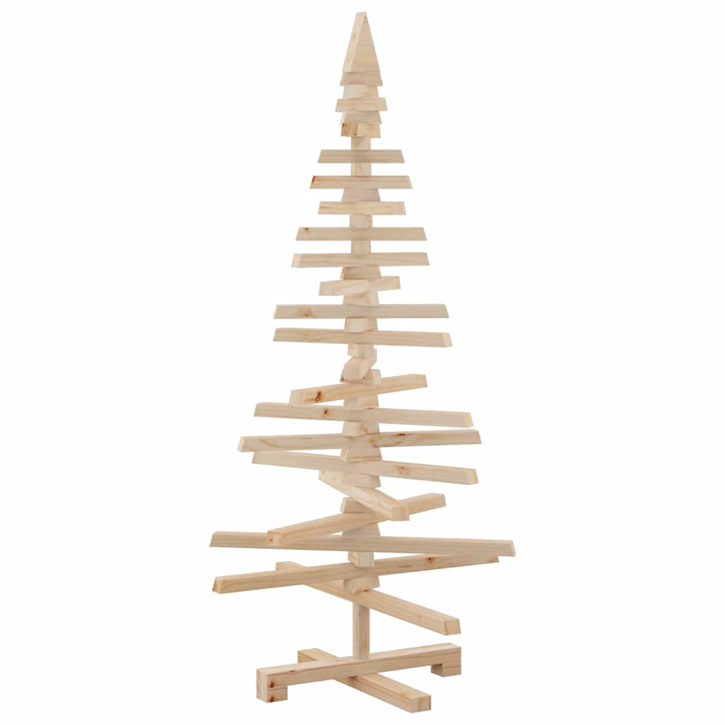 8721012133495_a_en_hd_1 vidaXL Wooden Christmas Tree for Decoration 120 cm Solid Wood Pine - Image 2