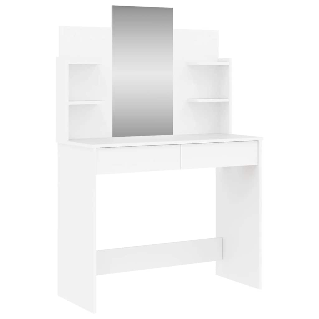 8721012134102_a_en_hd_1 vidaXL Dressing Table with Mirror White 96x39x142 cm - Image 2