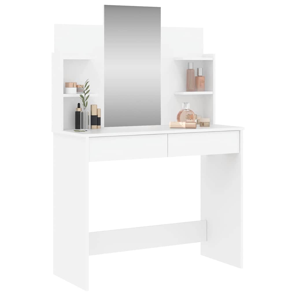 8721012134102_g_en_hd_1 vidaXL Dressing Table with Mirror White 96x39x142 cm - Image 4