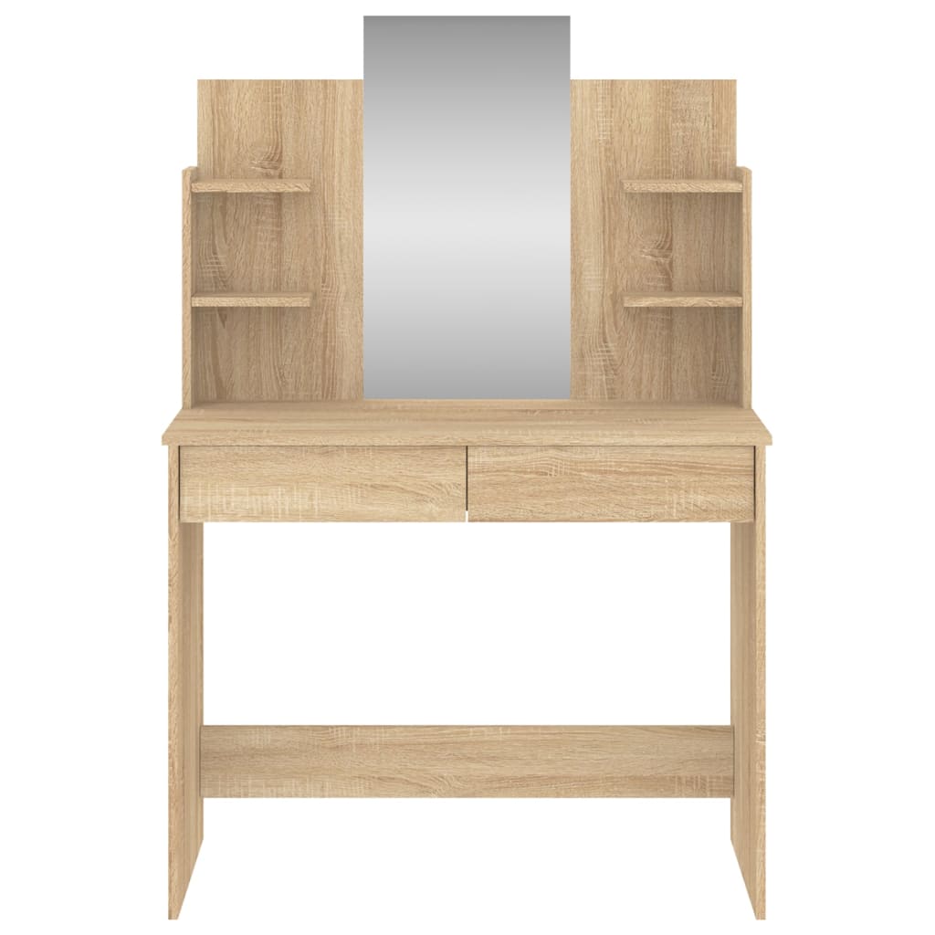 8721012134126_g_en_hd_2 vidaXL Dressing Table with Mirror Sonoma Oak 96x39x142 cm - Image 5
