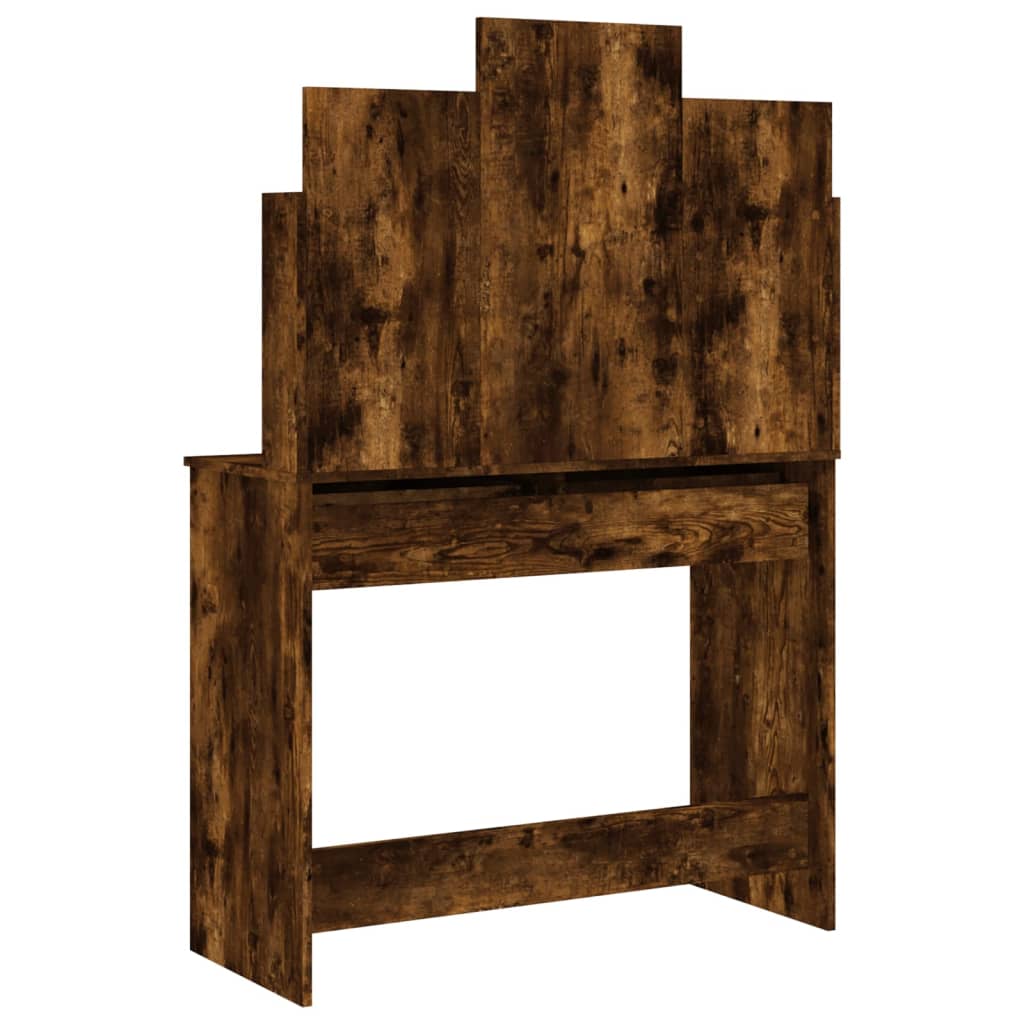8721012134157_g_en_hd_5 vidaXL Dressing Table with Mirror Smoked Oak 96x39x142 cm - Image 8