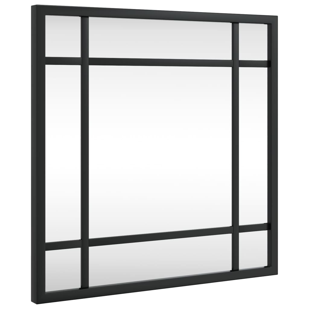 8721012134898_a_en_hd_1 vidaXL Wall Mirror Black 30x30 cm Square Iron - Image 2