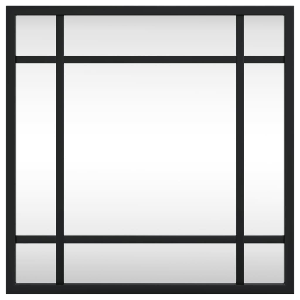 8721012134898_g_en_hd_1 vidaXL Wall Mirror Black 30x30 cm Square Iron - Image 3