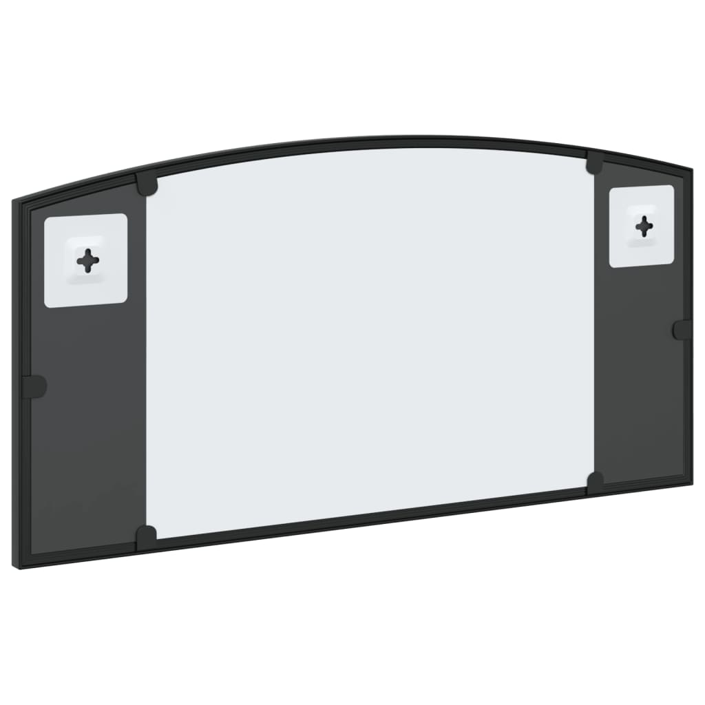 8721012134935_g_en_hd_3 vidaXL Wall Mirror Black 60x30 cm Arch Iron - Image 5