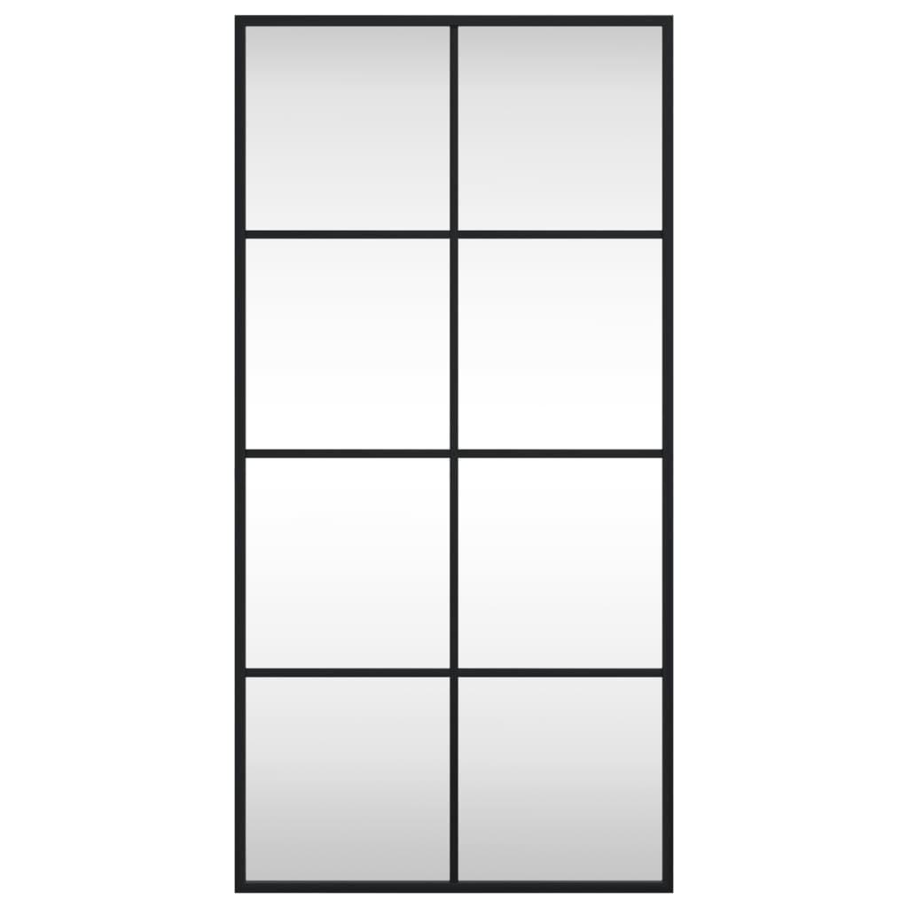 8721012135017_g_en_hd_1 vidaXL Wall Mirror Black 40x80 cm Rectangle Iron - Image 3