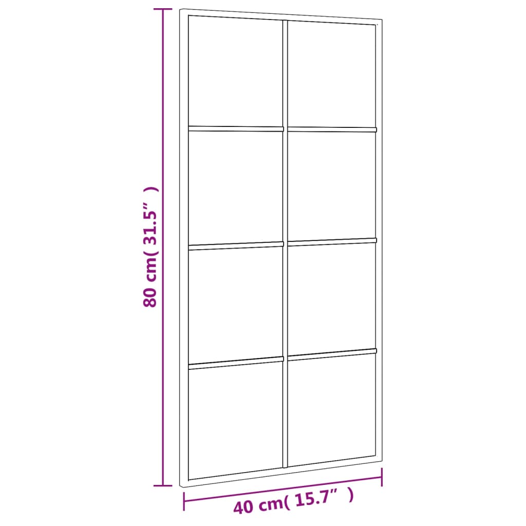 8721012135017_g_en_hd_6 vidaXL Wall Mirror Black 40x80 cm Rectangle Iron - Image 8
