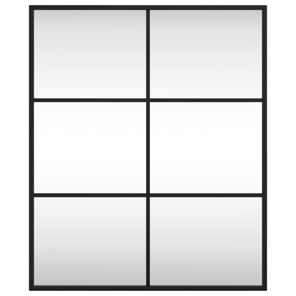8721012135048_g_en_hd_1 vidaXL Wall Mirror Black 50x60 cm Rectangle Iron - Image 3
