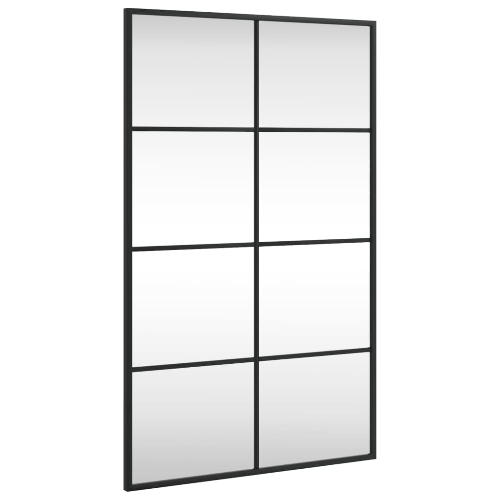 8721012135055_a_en_hd_1 vidaXL Wall Mirror Black 50x80 cm Rectangle Iron - Image 2