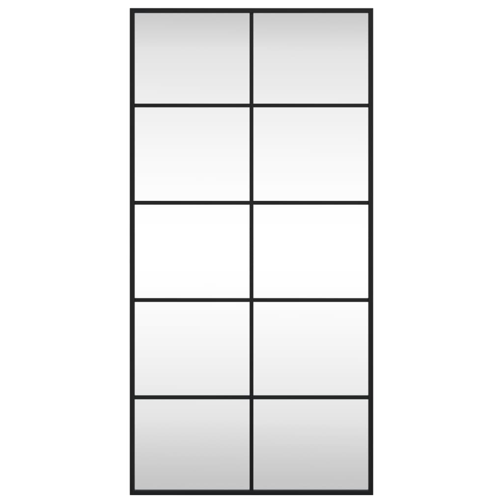 8721012135062_g_en_hd_1 vidaXL Wall Mirror Black 50x100 cm Rectangle Iron - Image 3