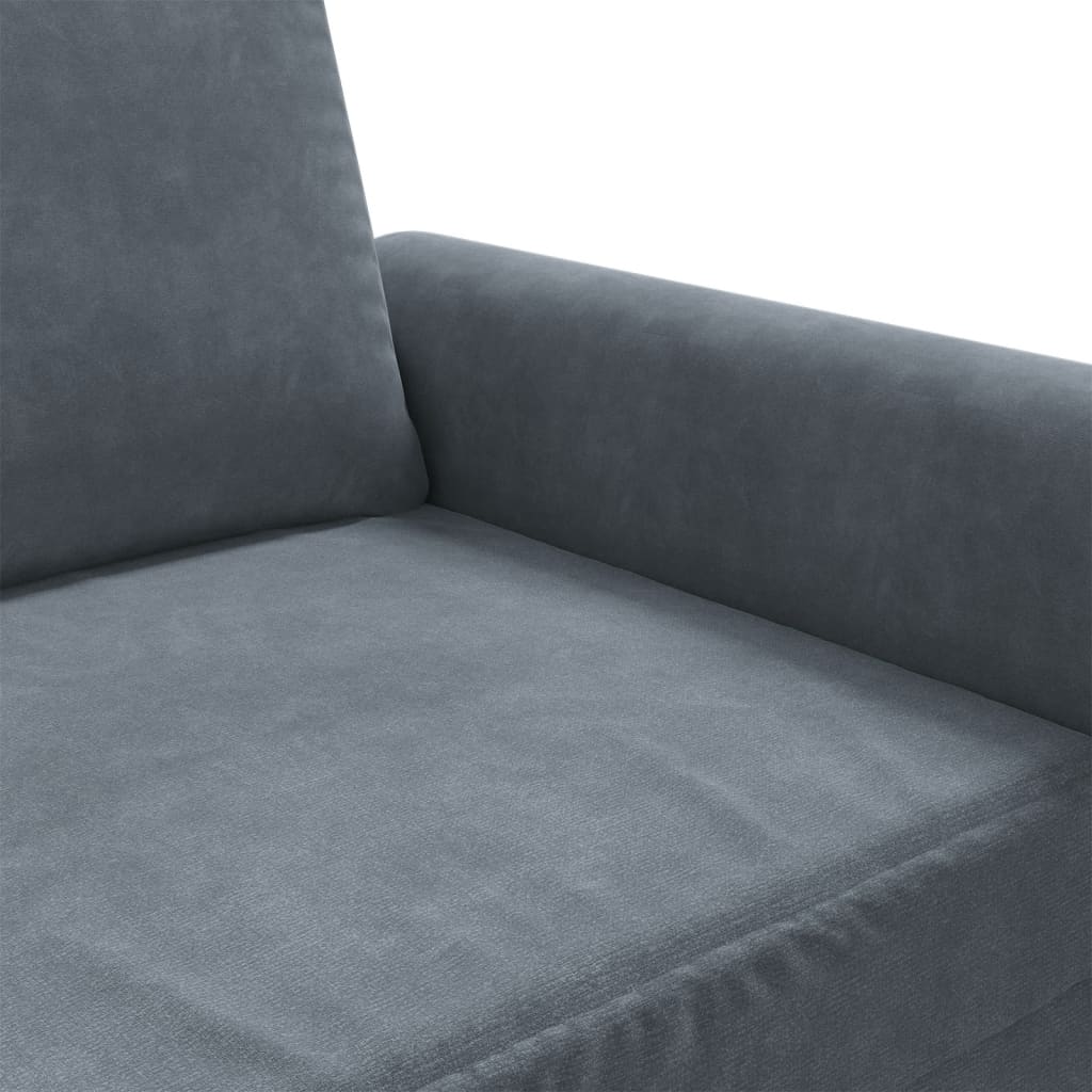 8721012136052_g_en_hd_5 vidaXL 2-Seater Sofa Dark Grey 120 cm Velvet - Image 7