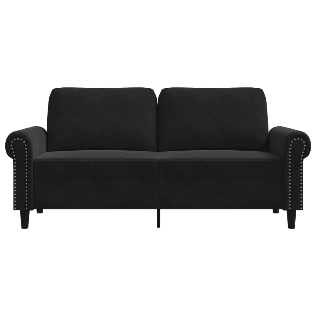 8721012136199_g_en_hd_2 vidaXL 2-Seater Sofa Black 140 cm Velvet - Image 4