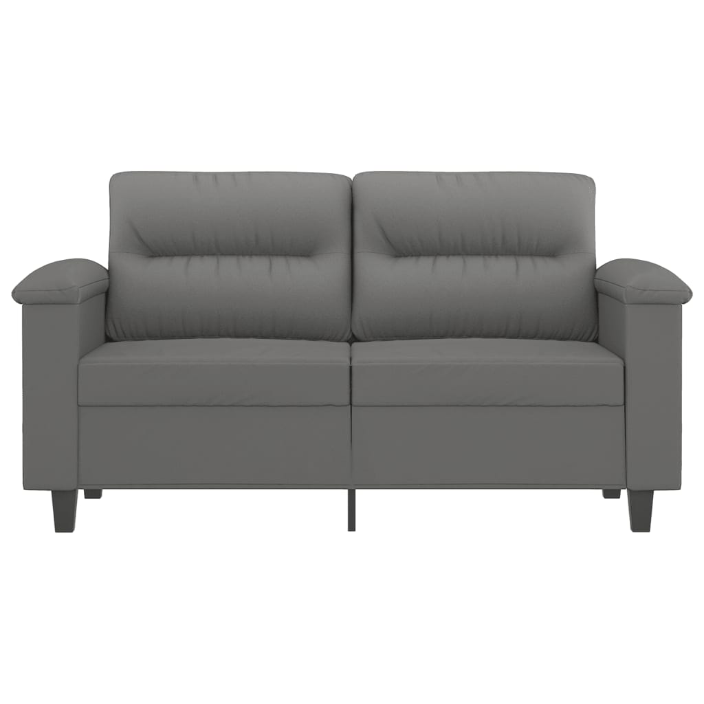 8721012136427_g_en_hd_1 vidaXL 2-Seater Sofa Dark Grey 120 cm Microfibre Fabric - Image 3