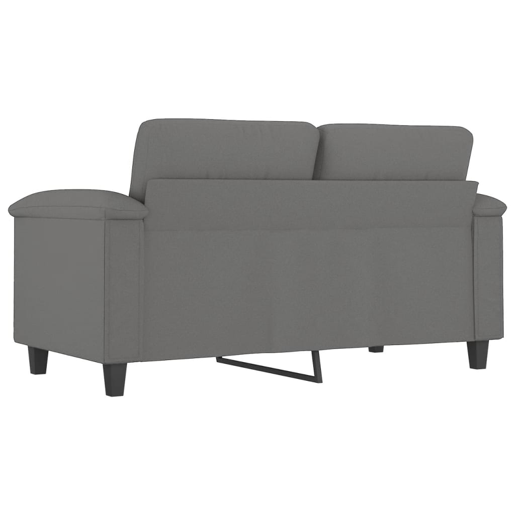 8721012136427_g_en_hd_3 vidaXL 2-Seater Sofa Dark Grey 120 cm Microfibre Fabric - Image 5