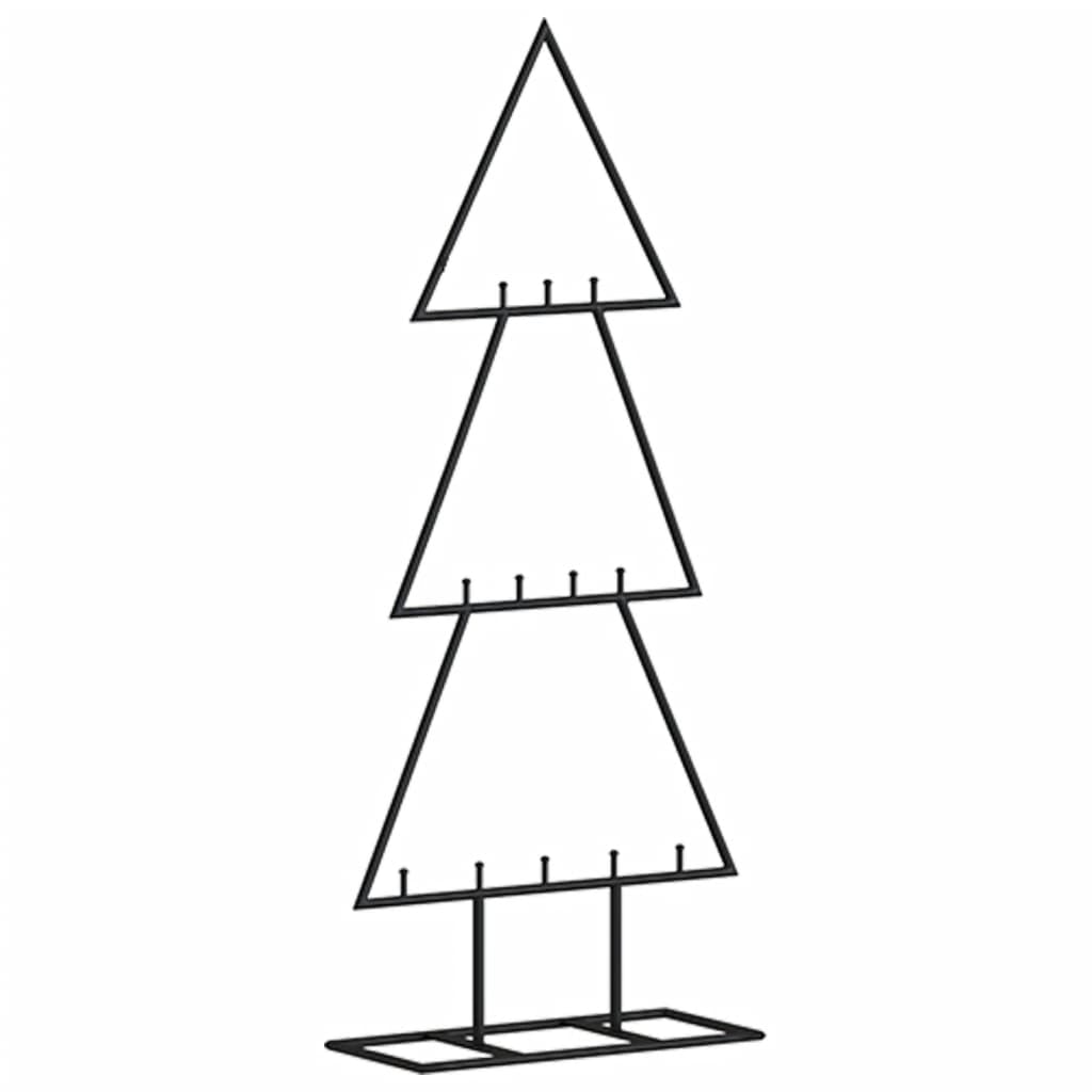 8721012137011_a_en_hd_1 vidaXL Metal Christmas Tree for Decoration Black 60 cm - Image 2