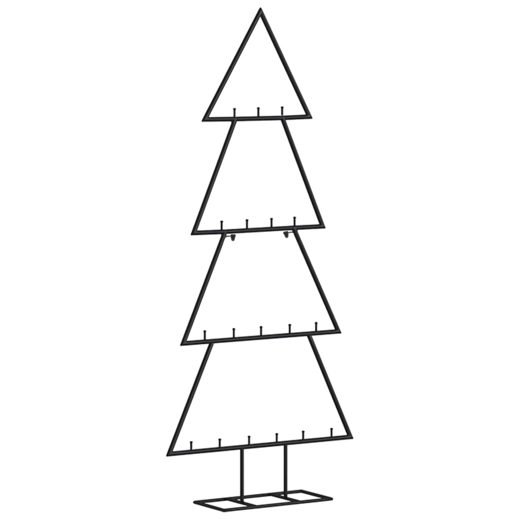 8721012137028_a_en_hd_1 vidaXL Metal Christmas Tree for Decoration Black 90 cm - Image 2