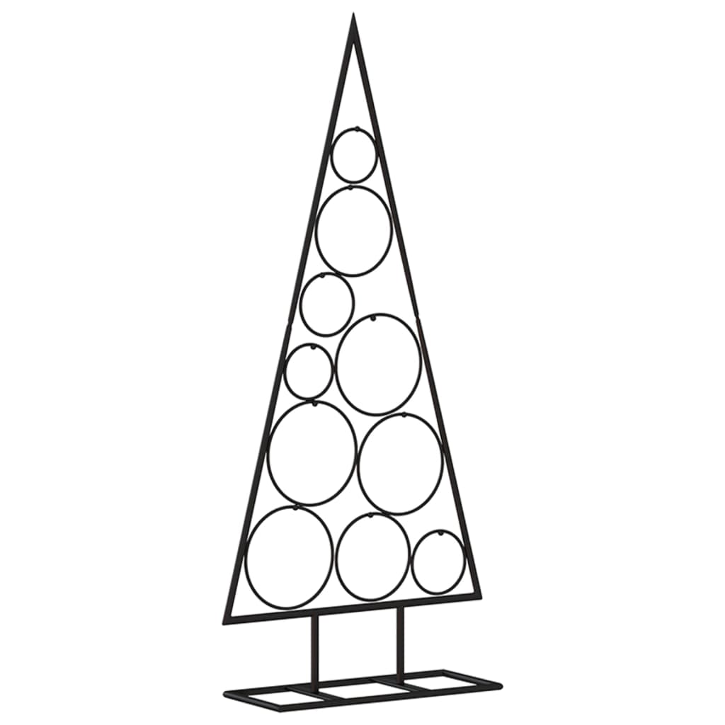 8721012137080_a_en_hd_1 vidaXL Metal Christmas Tree for Decoration Black 90 cm - Image 2