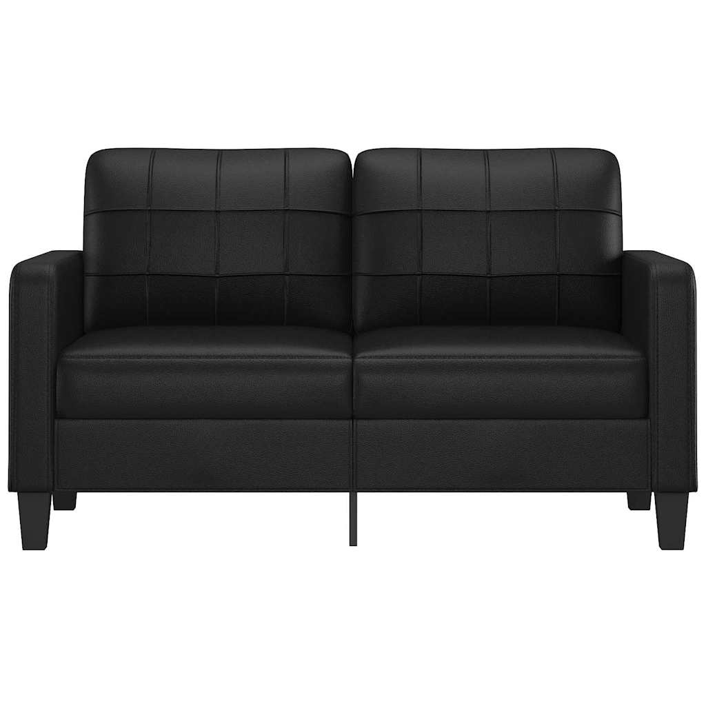 8721012138438_g_en_hd_1 vidaXL 2-Seater Sofa Black 140 cm Faux Leather - Image 3