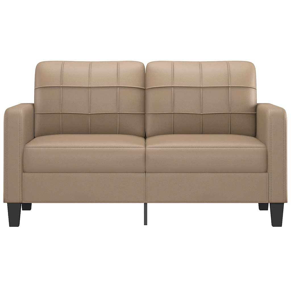8721012138476_g_en_hd_1 vidaXL 2-Seater Sofa Cappuccino 140 cm Faux Leather - Image 3