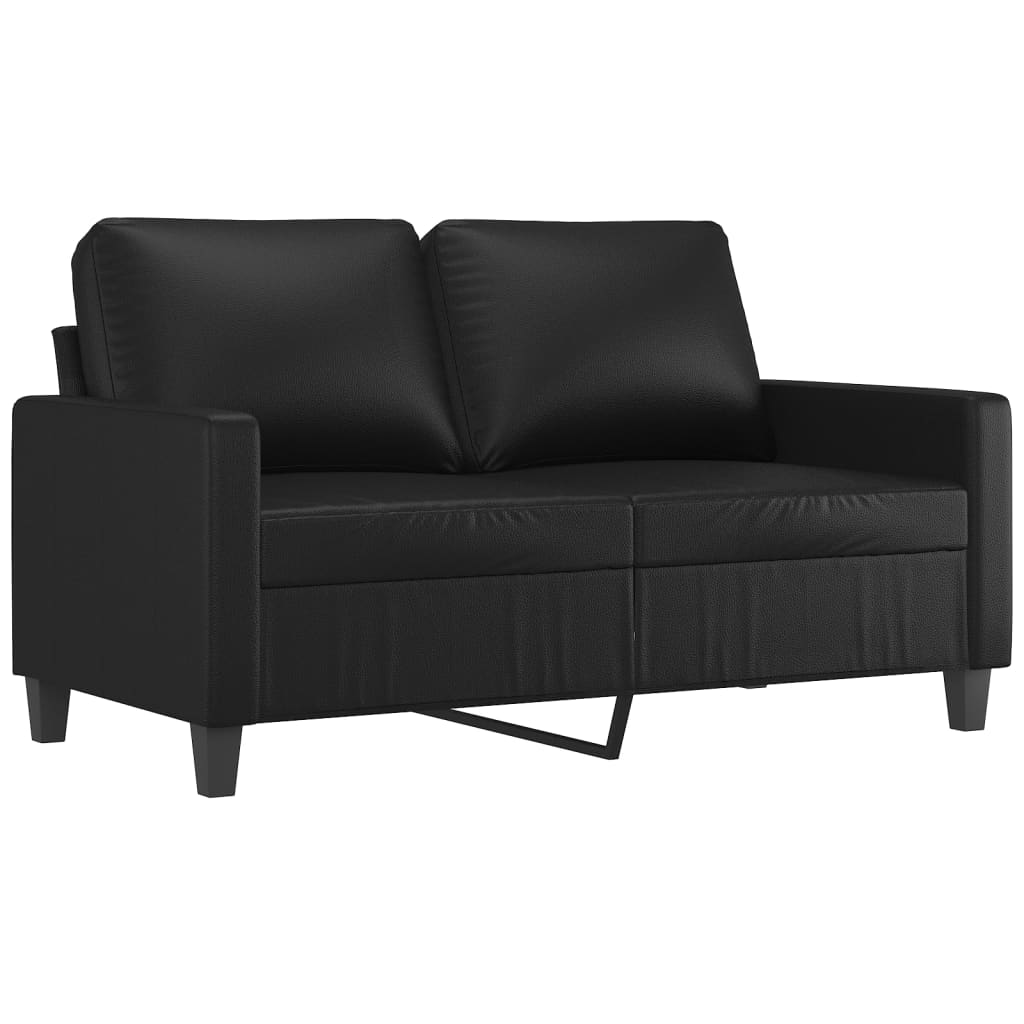 8721012138582_a_en_hd_1 vidaXL 2-Seater Sofa Black 120 cm Faux Leather - Image 2