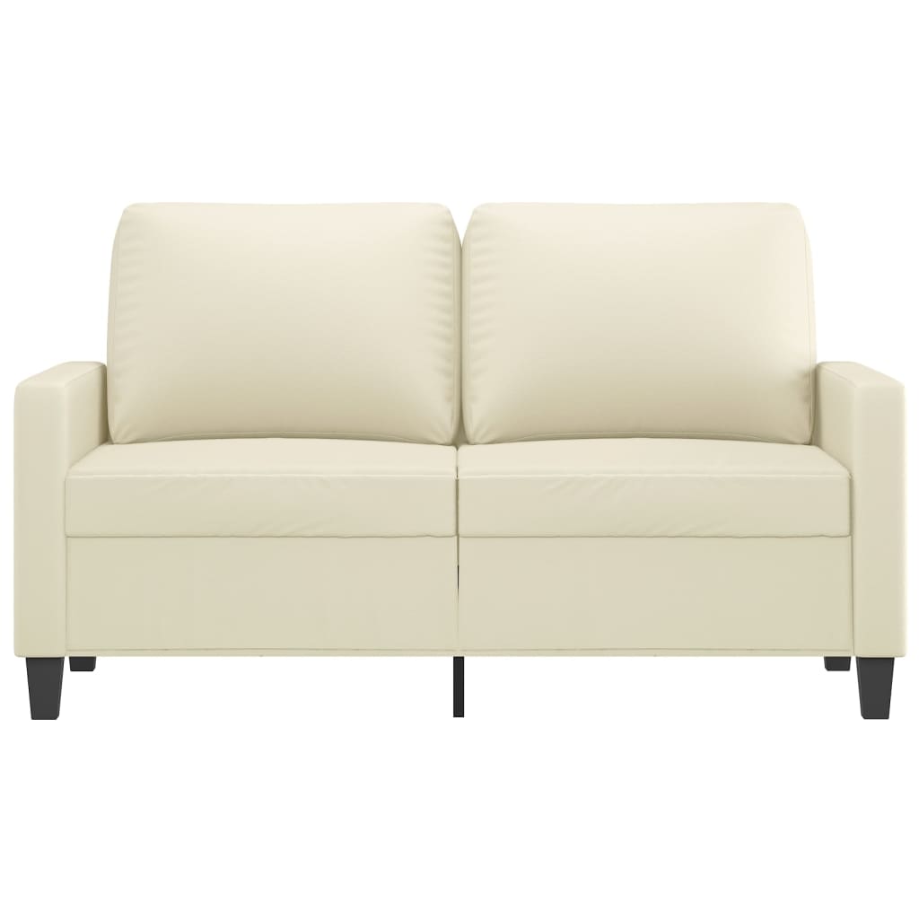 8721012138599_g_en_hd_1 vidaXL 2-Seater Sofa Cream 120 cm Faux Leather - Image 3