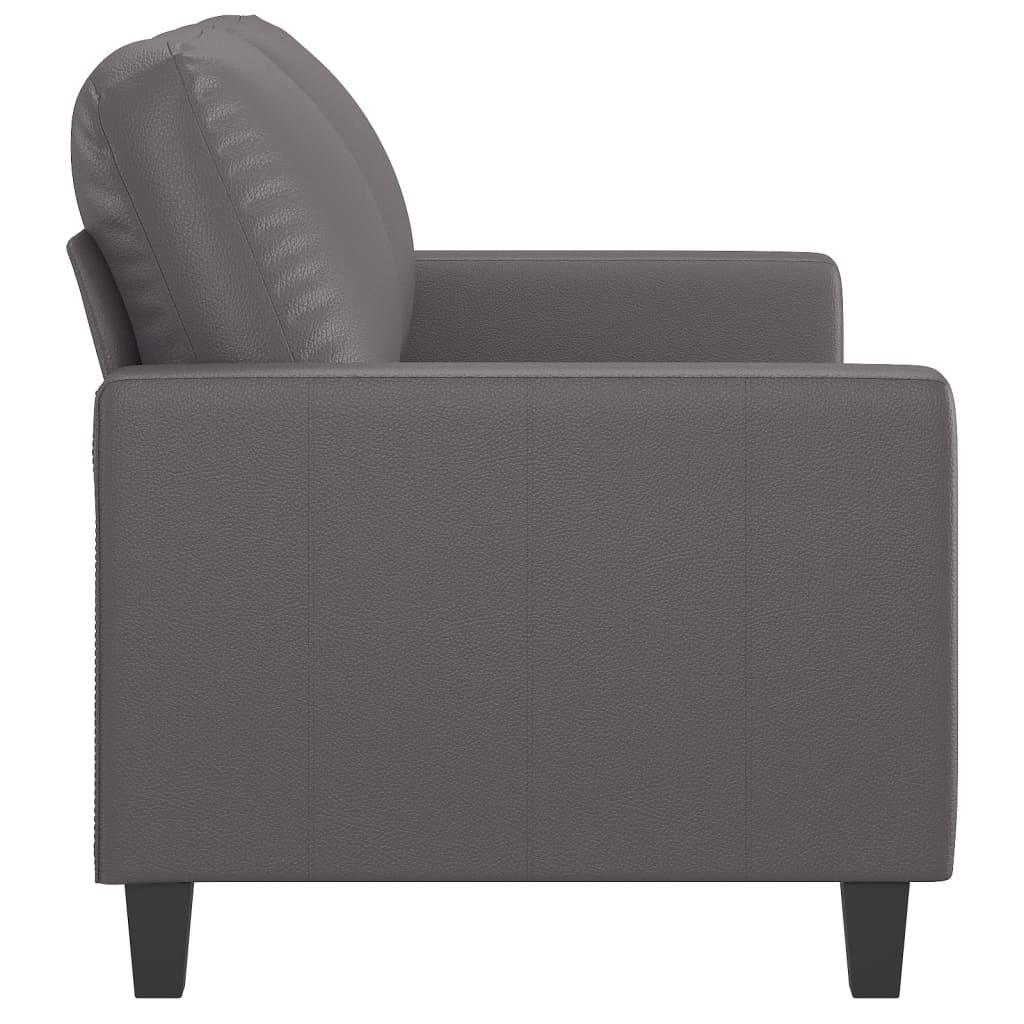 8721012138605_g_en_hd_2 vidaXL 2-Seater Sofa Grey 120 cm Faux Leather - Image 4