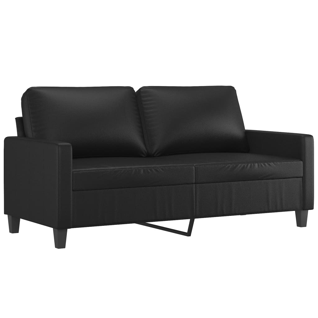 8721012138636_a_en_hd_1 vidaXL 2-Seater Sofa Black 140 cm Faux Leather - Image 2
