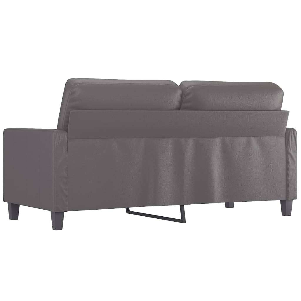 8721012138650_g_en_hd_3 vidaXL 2-Seater Sofa Grey 140 cm Faux Leather - Image 5
