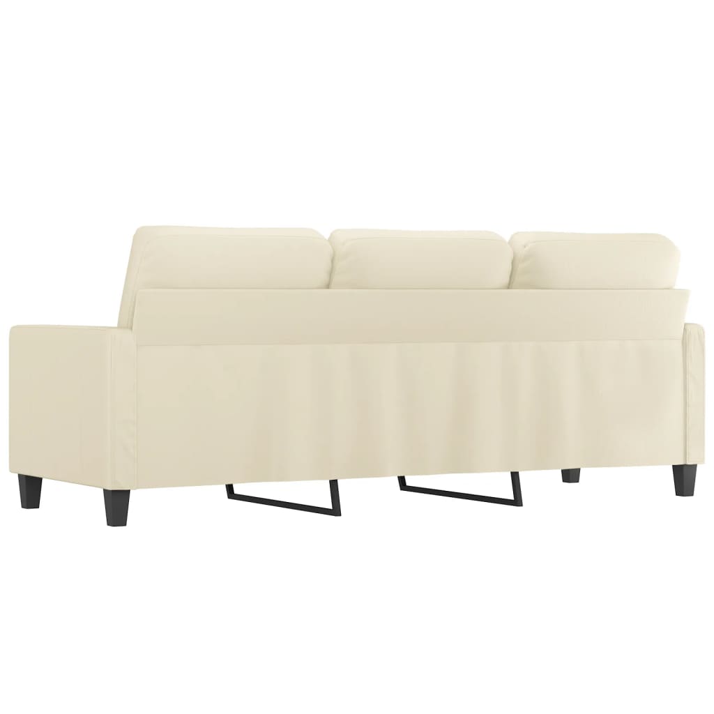 8721012138698_g_en_hd_3 vidaXL 3-Seater Sofa Cream 180 cm Faux Leather - Image 5