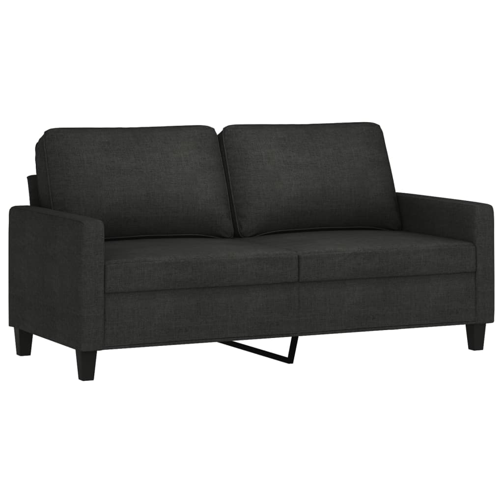 8721012138933_a_en_hd_1 vidaXL 2-Seater Sofa Black 140 cm Fabric - Image 2