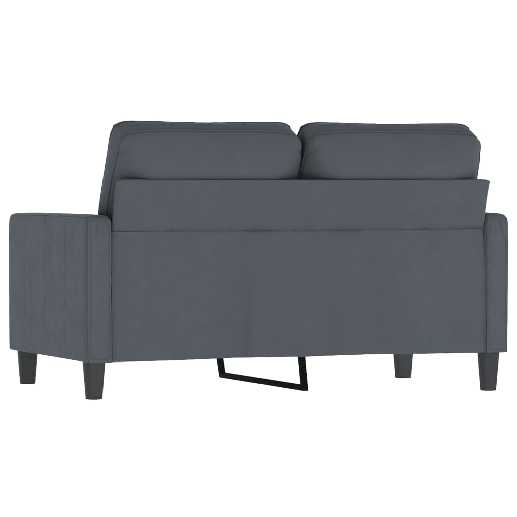 8721012139169_g_en_hd_3 vidaXL 2-Seater Sofa Dark Grey 120 cm Velvet - Image 5