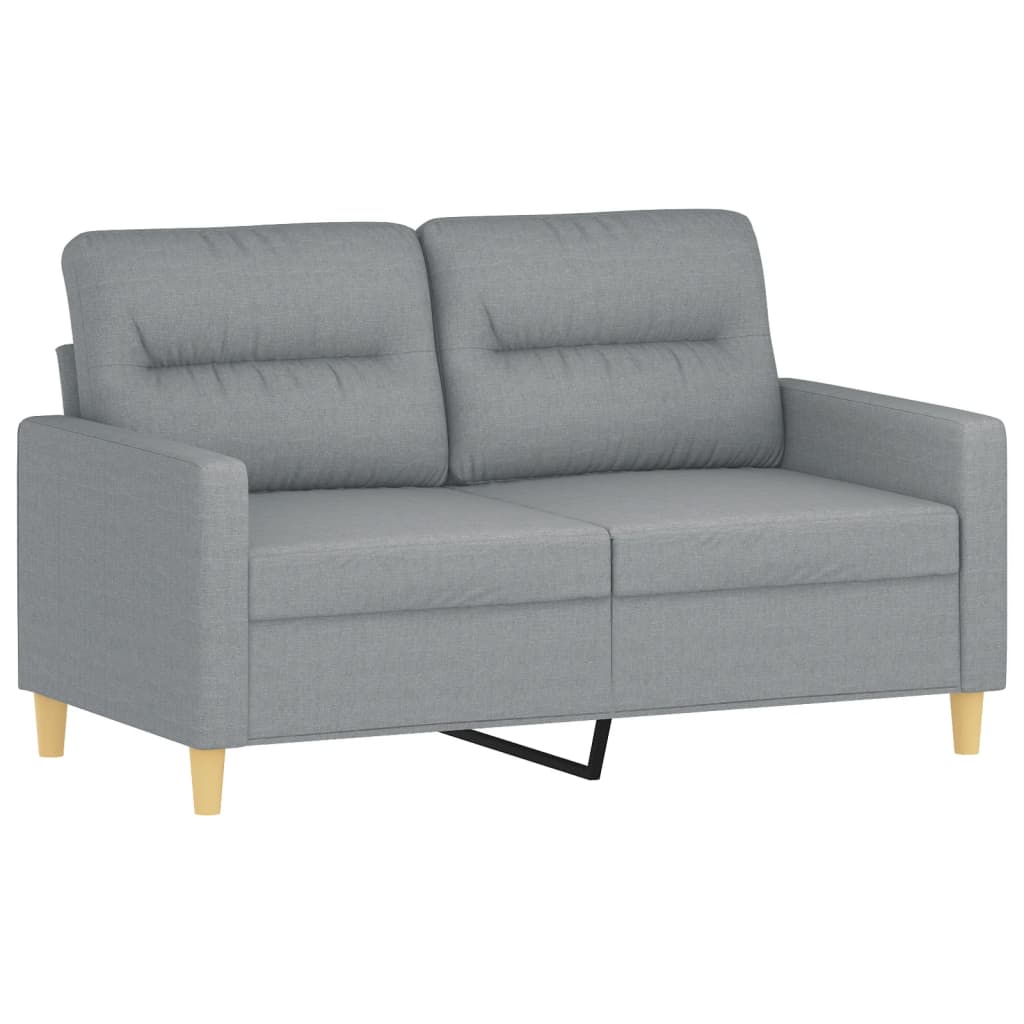 8721012139534_a_en_hd_1 vidaXL 2-Seater Sofa Light Grey 120 cm Fabric - Image 2