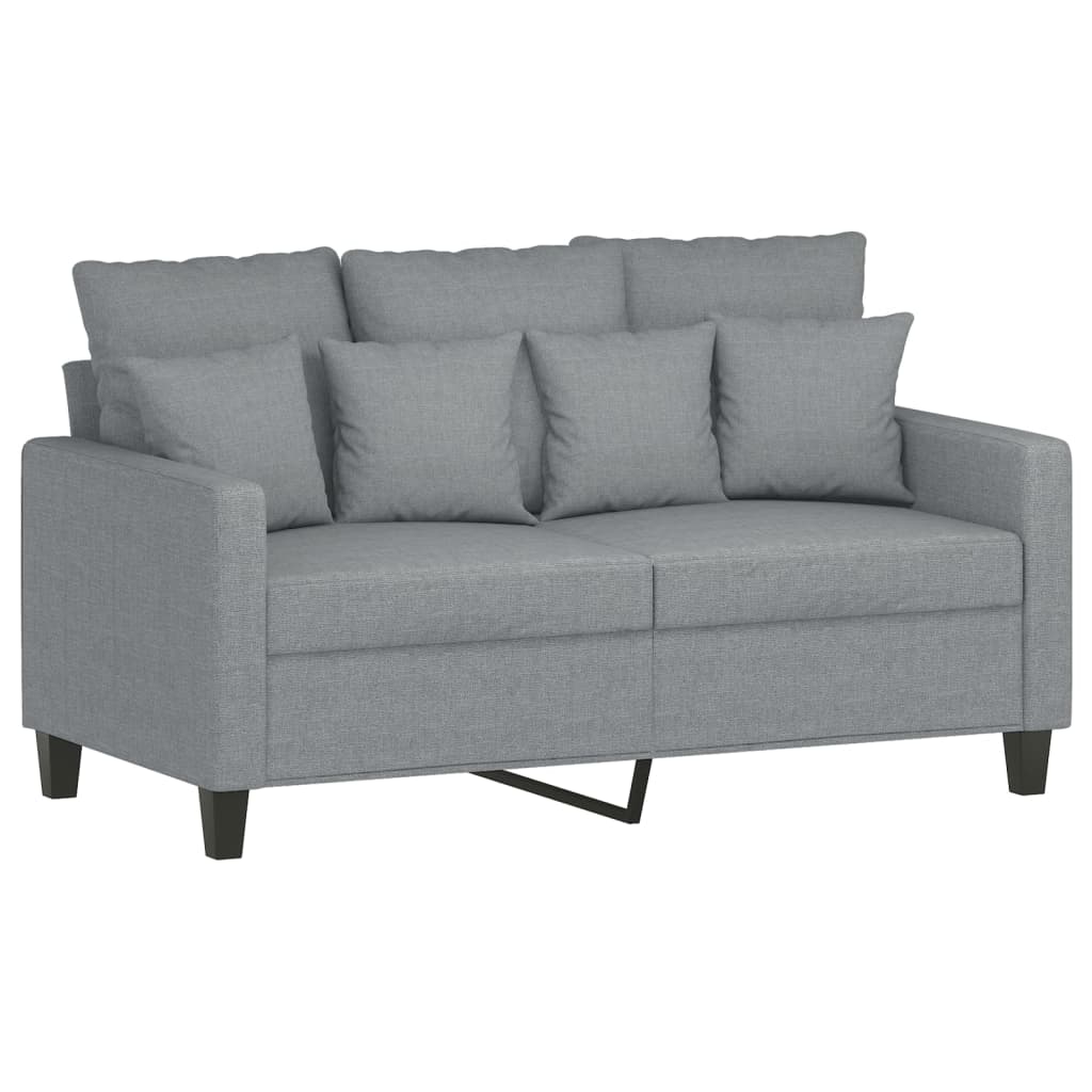 8721012139855_a_en_hd_1 vidaXL 2-Seater Sofa Light Grey 120 cm Fabric - Image 2