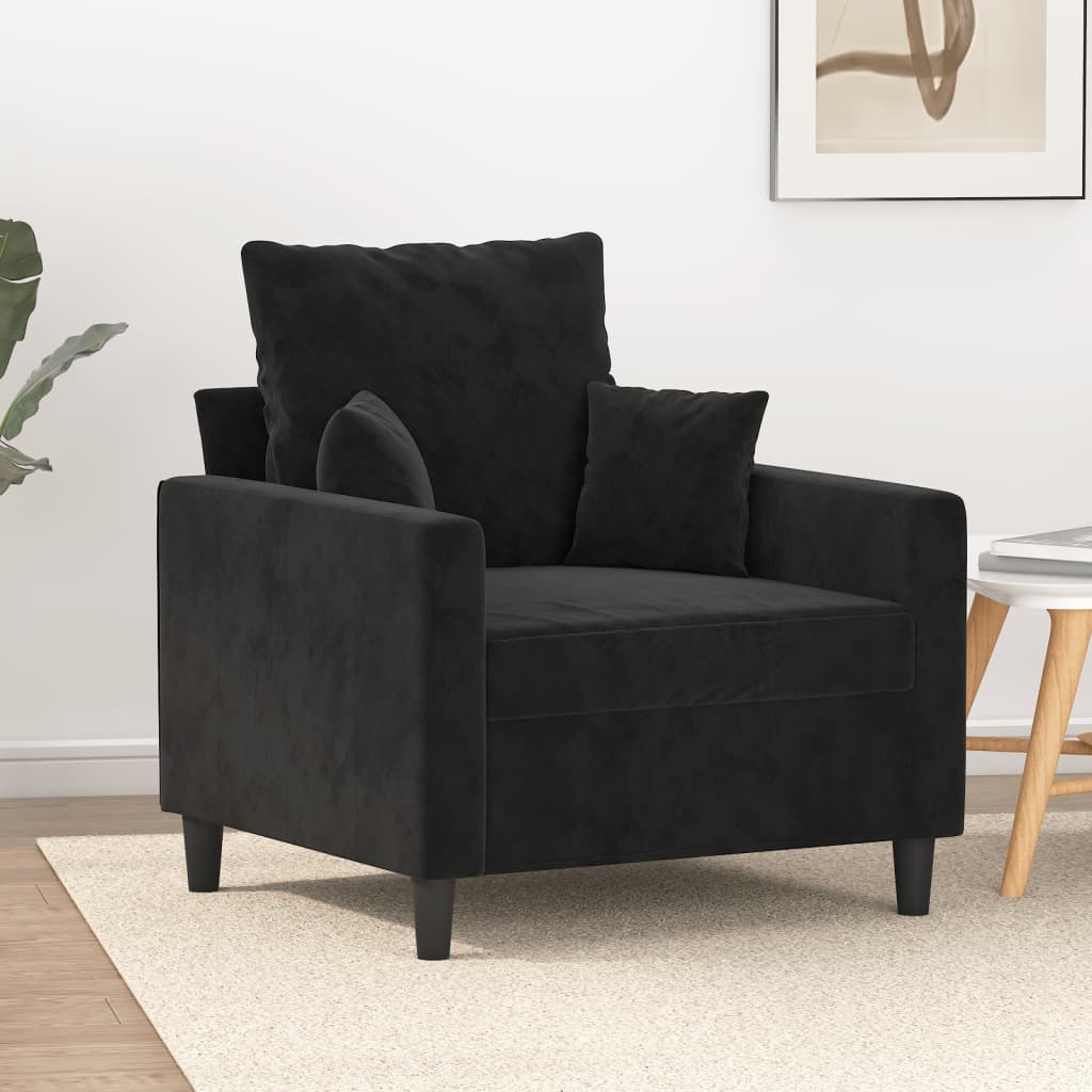 8721012140141_m_en_hd_1 vidaXL Sofa Chair Black 60 cm Velvet - Image 1