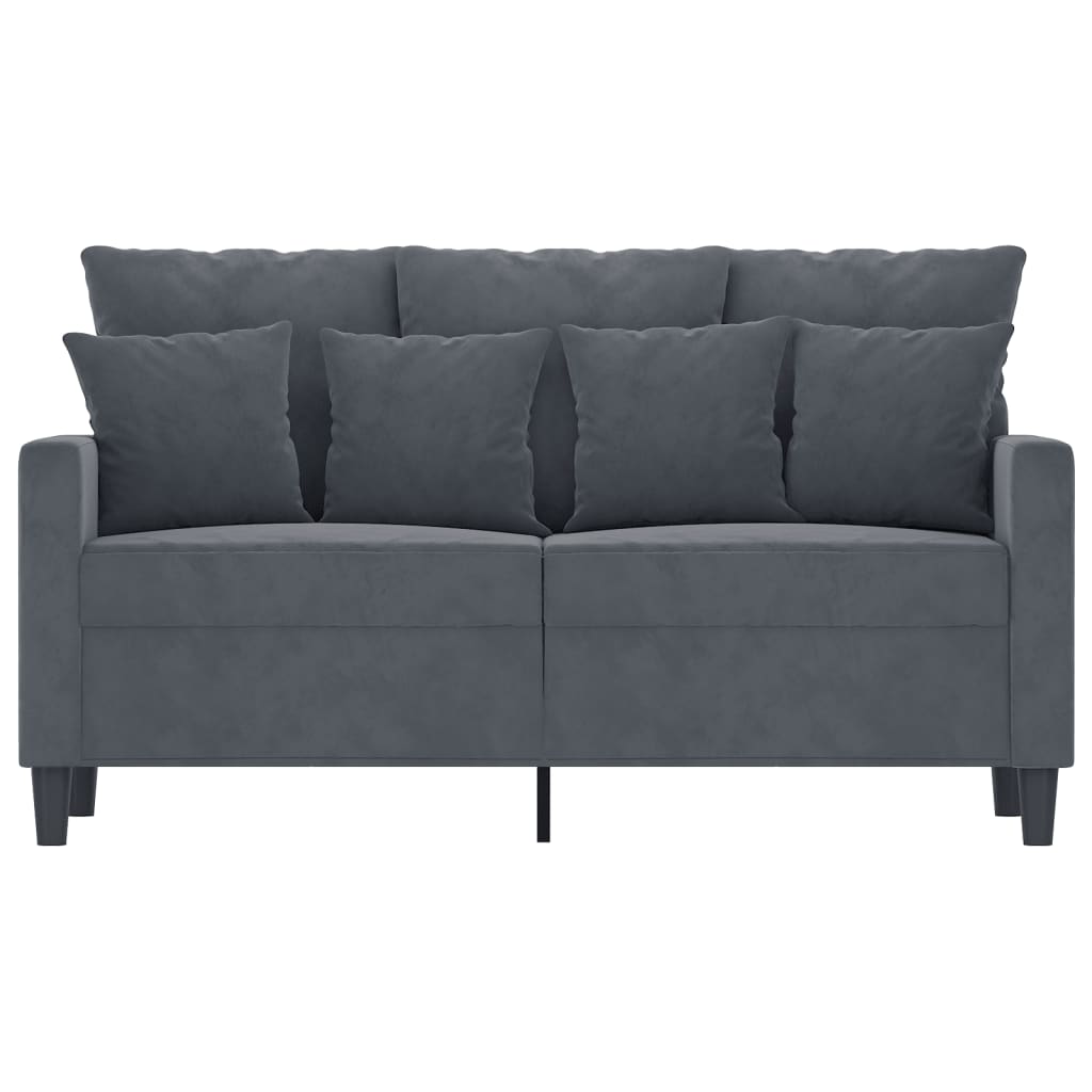 8721012140202_g_en_hd_1 vidaXL 2-Seater Sofa Dark Grey 120 cm Velvet - Image 3