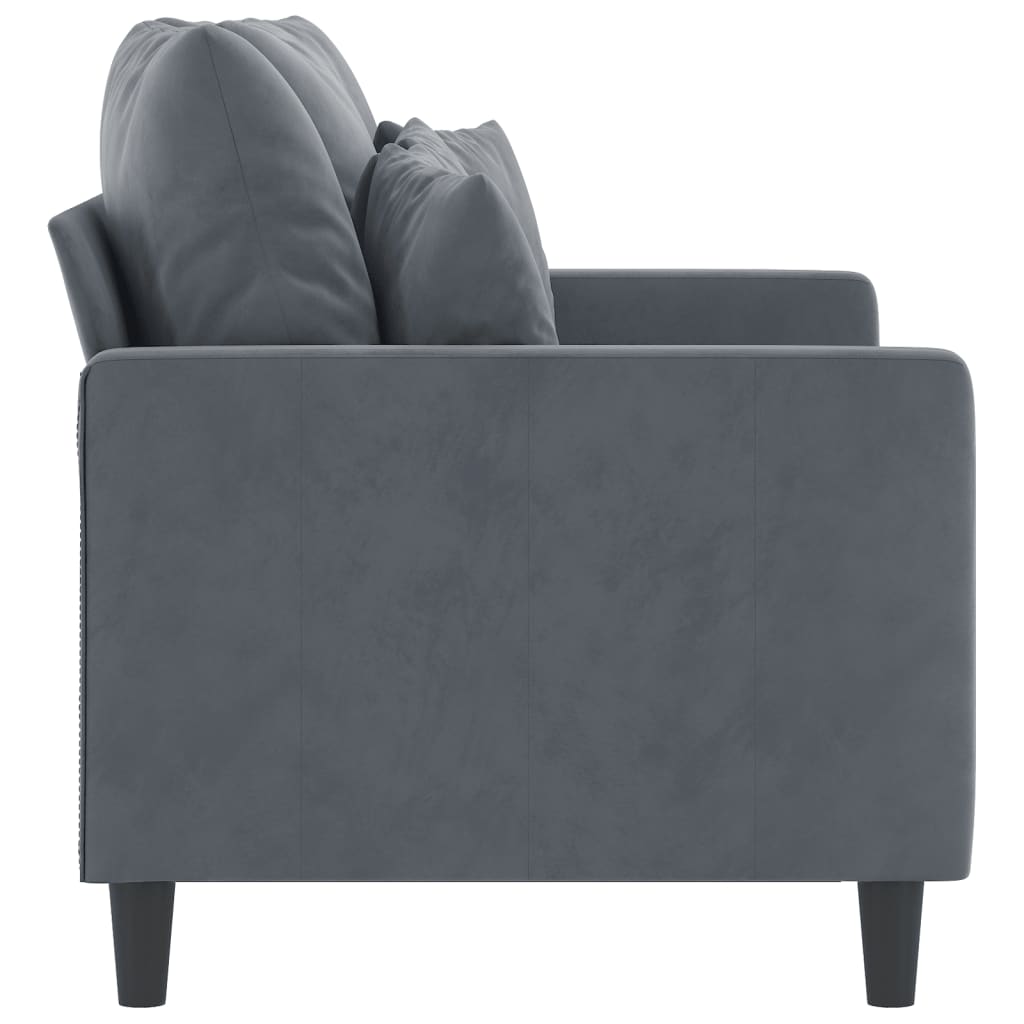 8721012140202_g_en_hd_2 vidaXL 2-Seater Sofa Dark Grey 120 cm Velvet - Image 4