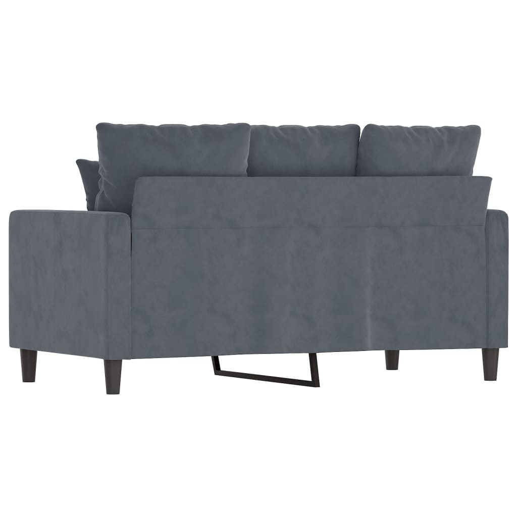8721012140202_g_en_hd_3 vidaXL 2-Seater Sofa Dark Grey 120 cm Velvet - Image 5
