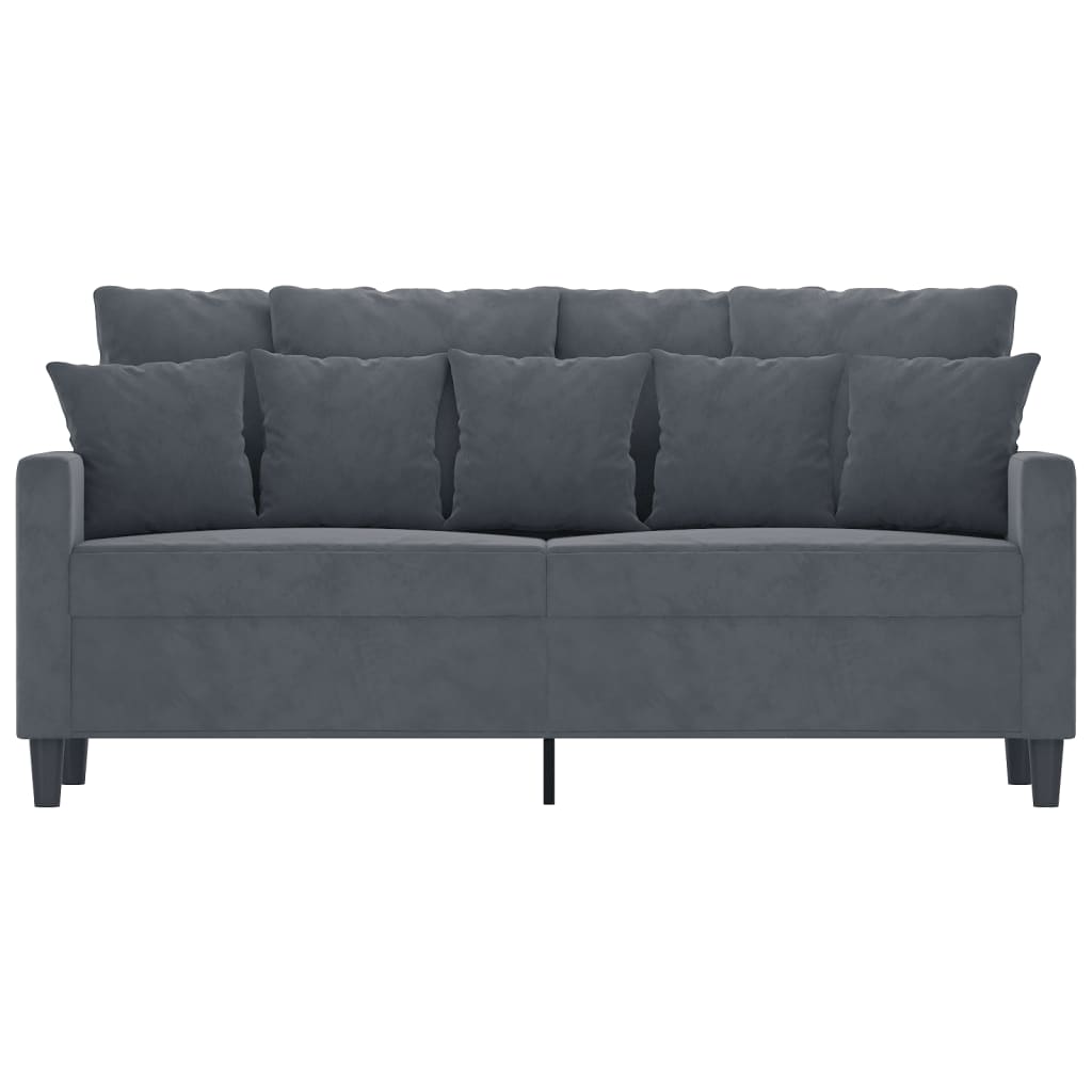 8721012140301_g_en_hd_1 vidaXL 2-Seater Sofa Dark Grey 140 cm Velvet - Image 3