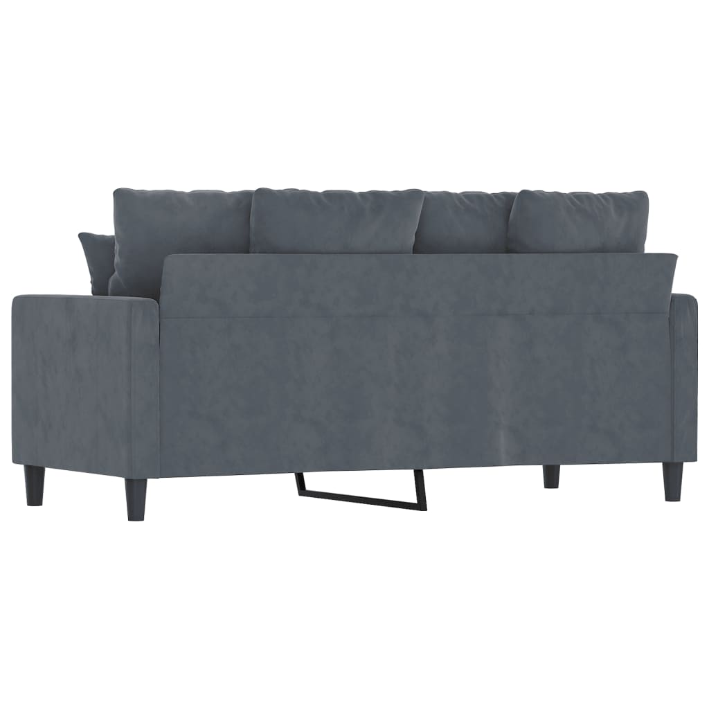 8721012140301_g_en_hd_3 vidaXL 2-Seater Sofa Dark Grey 140 cm Velvet - Image 5