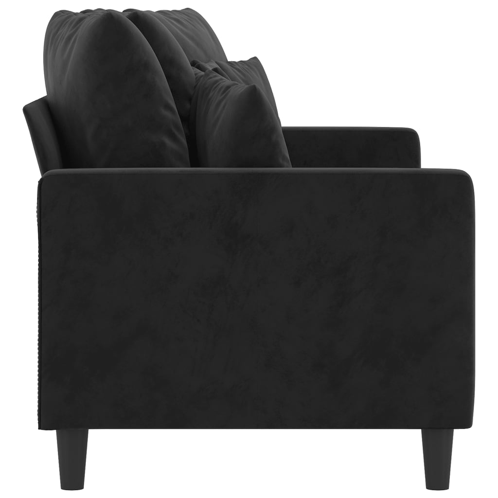 8721012140349_g_en_hd_2 vidaXL 2-Seater Sofa Black 140 cm Velvet - Image 4