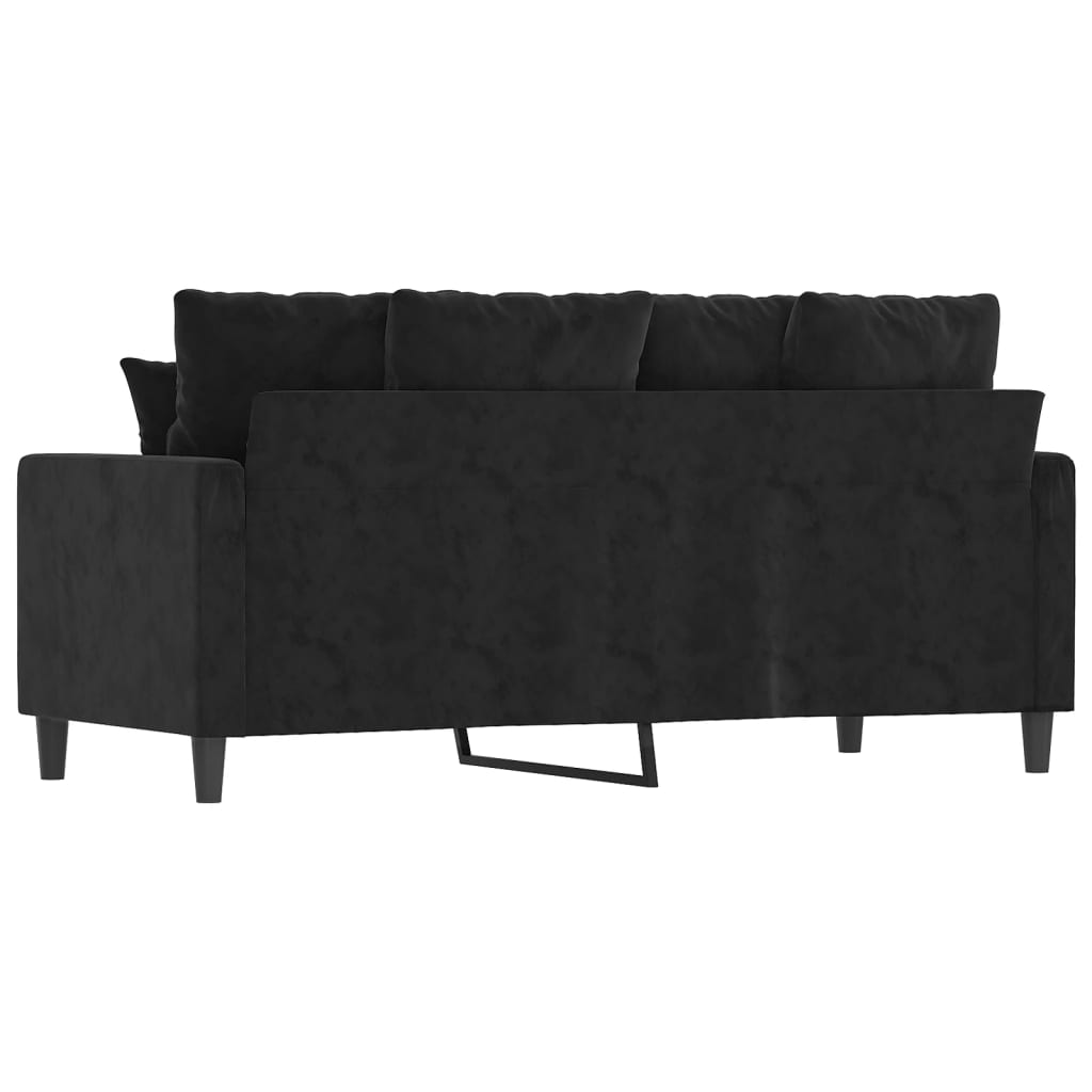 8721012140349_g_en_hd_3 vidaXL 2-Seater Sofa Black 140 cm Velvet - Image 5