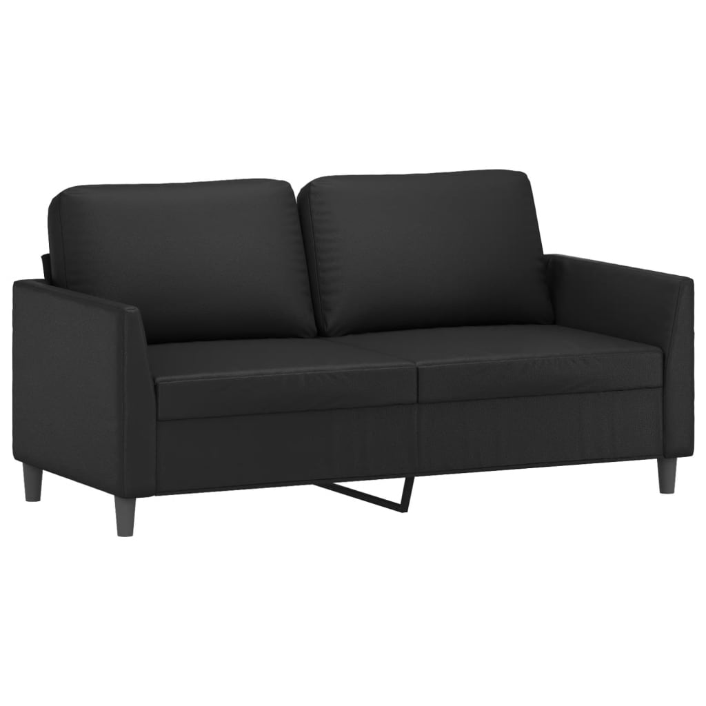 8721012140592_a_en_hd_1 vidaXL 2-Seater Sofa Black 140 cm Faux Leather - Image 2