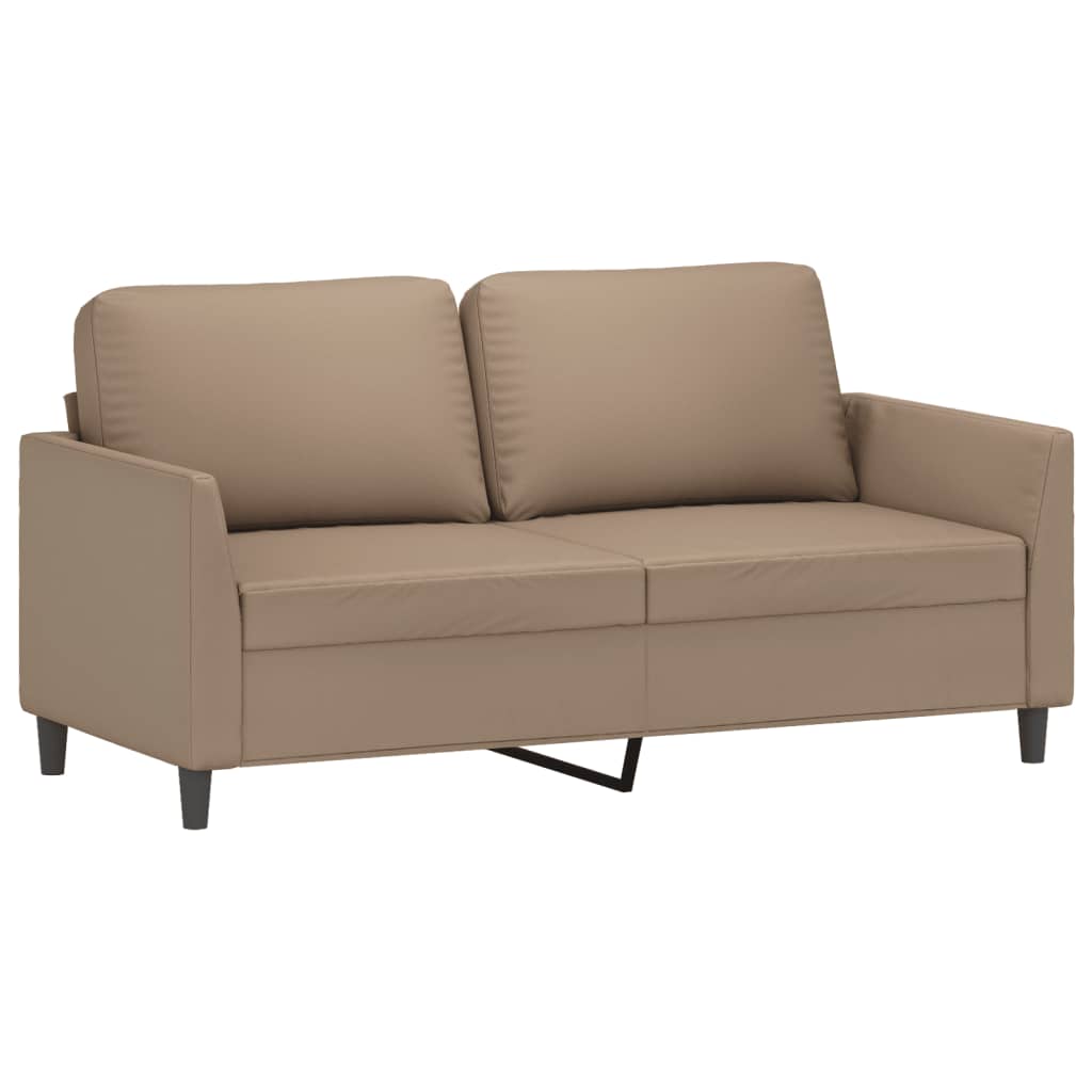 8721012140639_a_en_hd_1 vidaXL 2-Seater Sofa Cappuccino 140 cm Faux Leather - Image 2