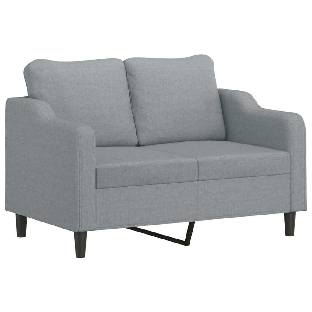 8721012140776_a_en_hd_1 vidaXL 2-Seater Sofa Light Grey 120 cm Fabric - Image 2