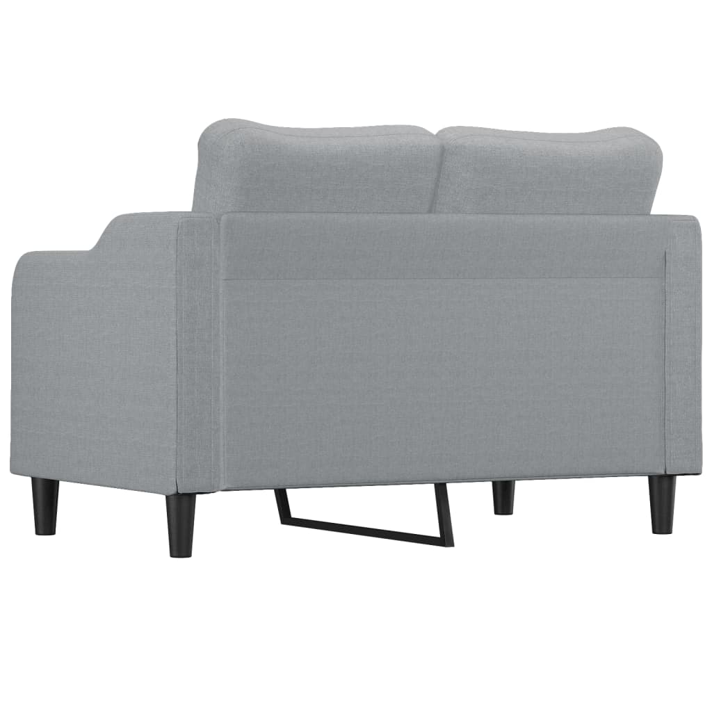 8721012140776_g_en_hd_3 vidaXL 2-Seater Sofa Light Grey 120 cm Fabric - Image 5