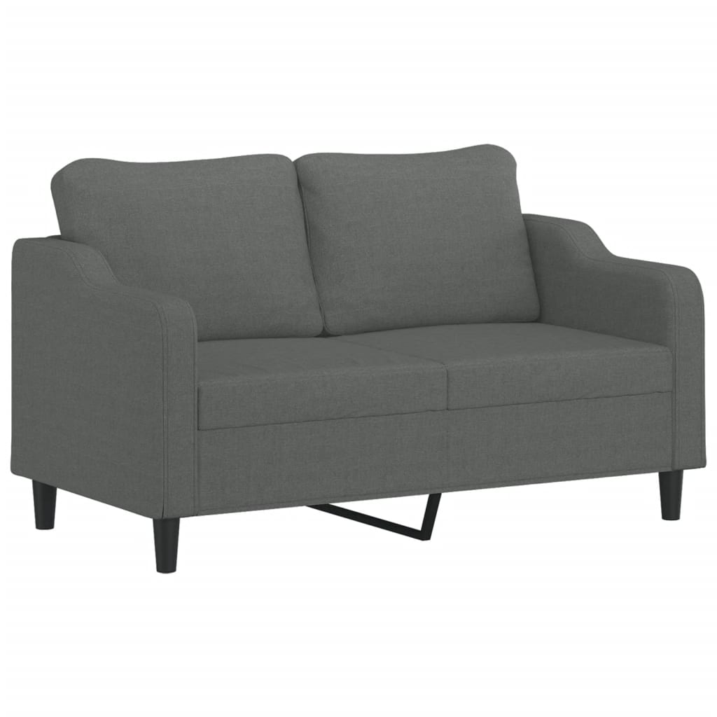 8721012140868_a_en_hd_1 vidaXL 2-Seater Sofa Dark Grey 140 cm Fabric - Image 2