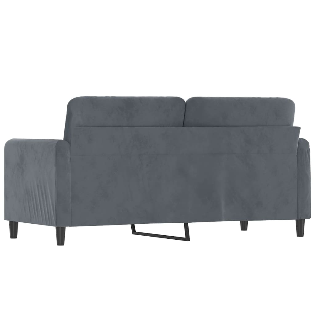 8721012141698_g_en_hd_3 vidaXL 2-Seater Sofa Dark Grey 140 cm Velvet - Image 5