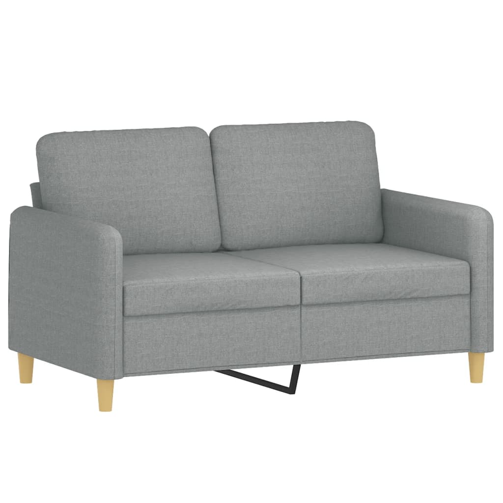 8721012141964_a_en_hd_1 vidaXL 2-Seater Sofa Light Grey 120 cm Fabric - Image 2