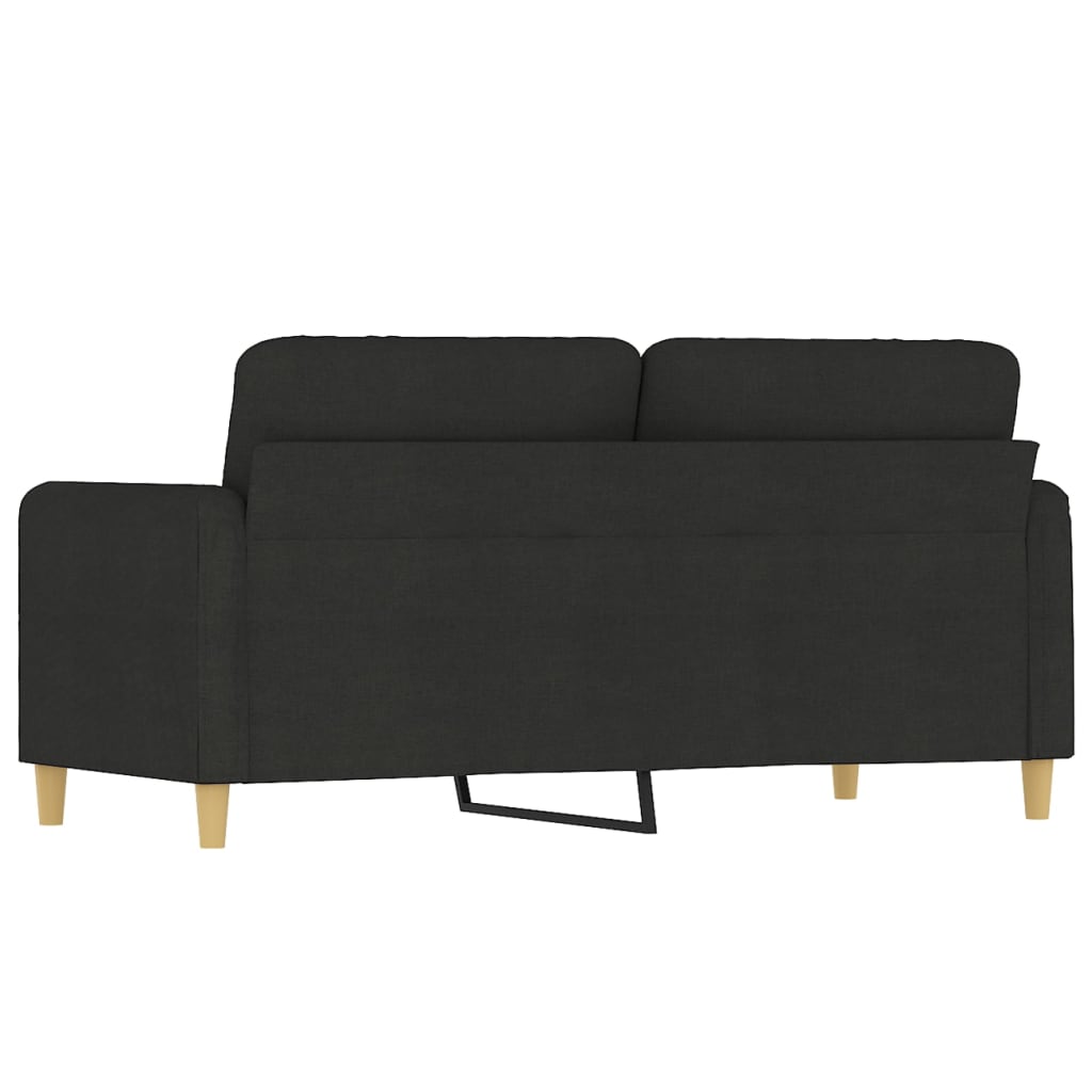 8721012142084_g_en_hd_3 vidaXL 2-Seater Sofa Black 140 cm Fabric - Image 5