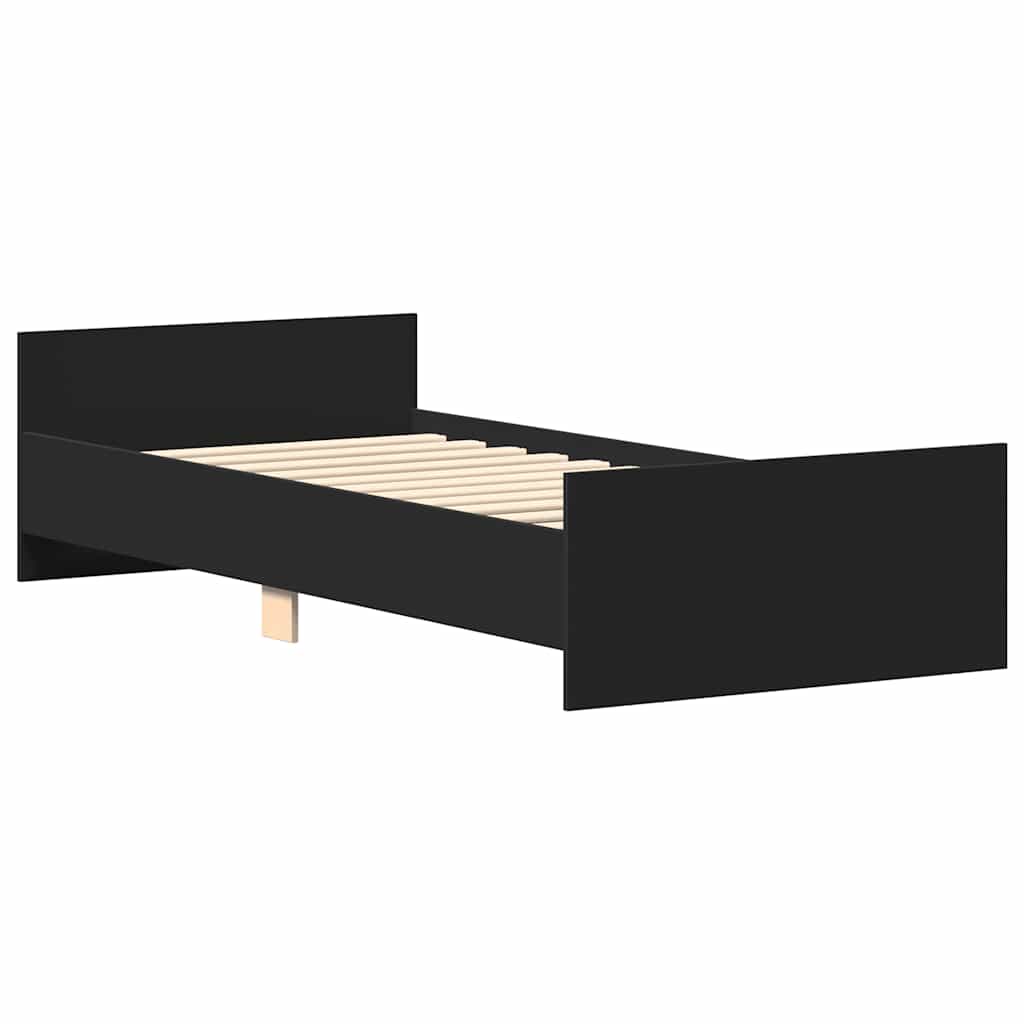 8721012154261_g_en_hd_2 vidaXL Bed Frame without Mattress Black 90x190 cm Engineered Wood - Image 4