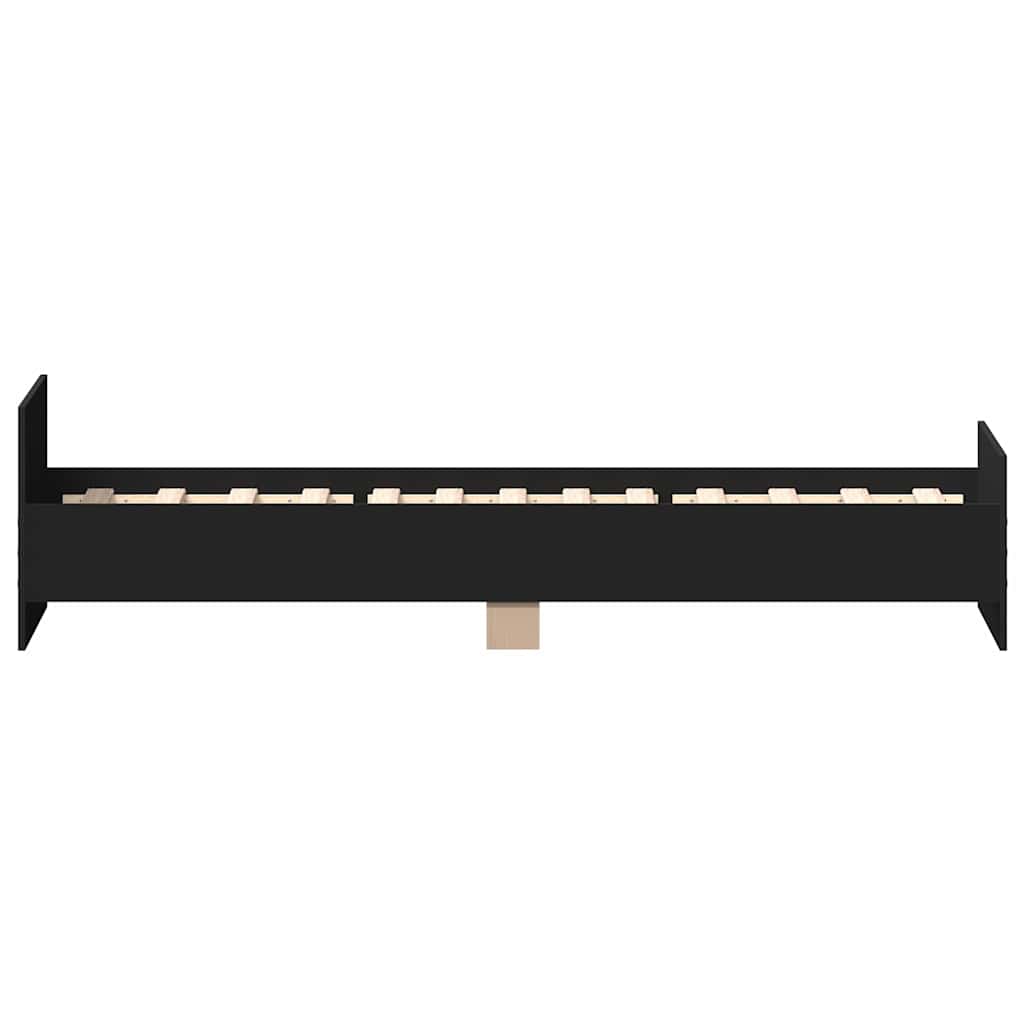 8721012154261_g_en_hd_4 vidaXL Bed Frame without Mattress Black 90x190 cm Engineered Wood - Image 6